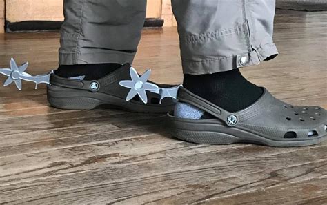 cowboy spurs for crocs.